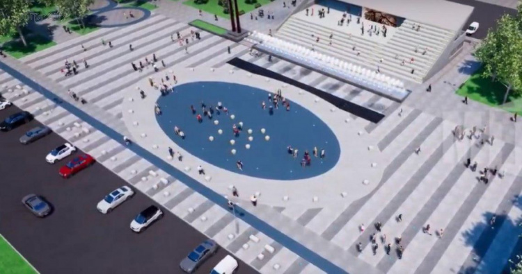 Дан старт реконструкции главной площади Мариуполя, которую преобразят за 74 млн грн (ФОТО)