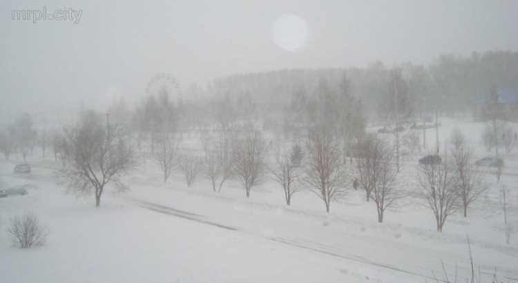 На Донецкую область надвигается снежный буран