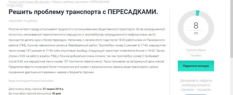 Решение транспортной проблемы с пересадками в Мариуполе – почасовой билет?