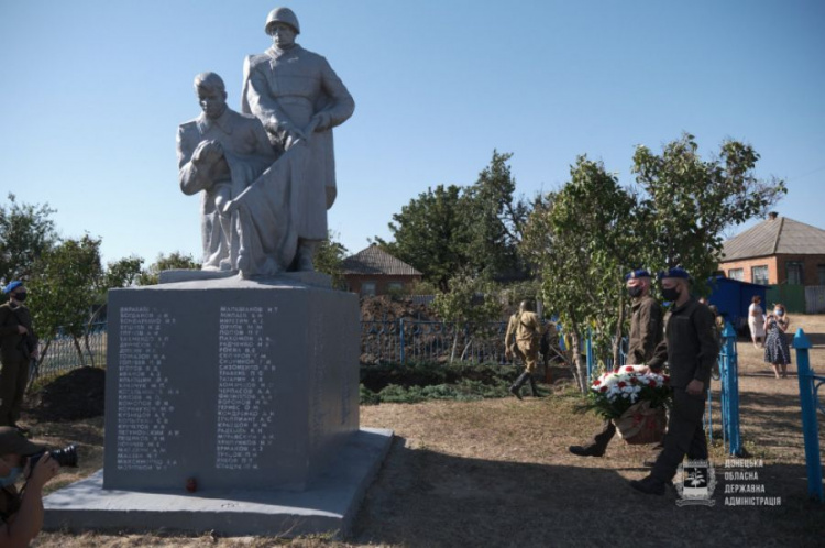 Более 130 воинов Второй мировой перезахоронили на Донетчине