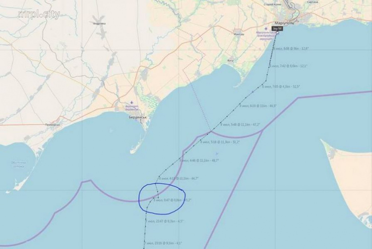 Россия перехватила рекордное количество кораблей в Азовском море под Мариуполем (ФОТО)