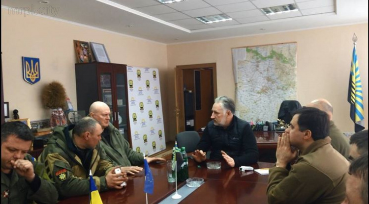 Жебривский в Краматорске провел переговоры с организаторами блокады Донбасса (ФОТО)