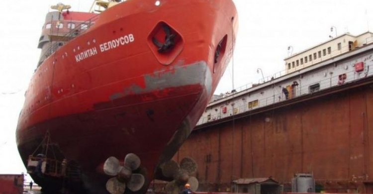 В Мариуполе отремонтируют единственный в Украине ледокол «Капитан Белоусов» (ФОТОФАКТ)