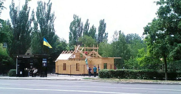 В Мариуполе строят православный полицейский храм (ФОТОФАКТ)