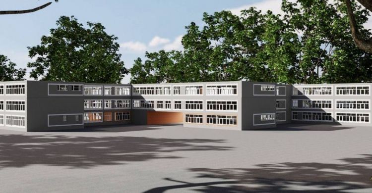В Мариуполе ремонтируют школу за 70 млн грн. Как будет выглядеть учебное заведение? (ВИЗУАЛИЗАЦИЯ)