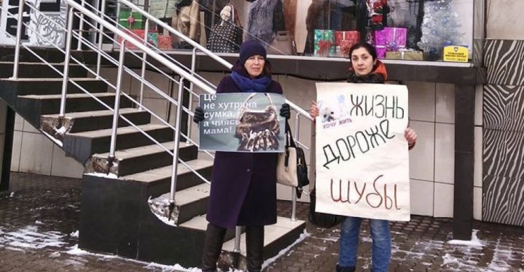 В Мариуполе выступили против «кровавого жлобства», защищая животных (ФОТО)