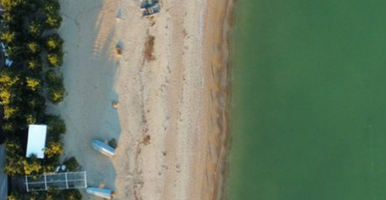 Мариупольские пляжи показали с высоты птичьего полета