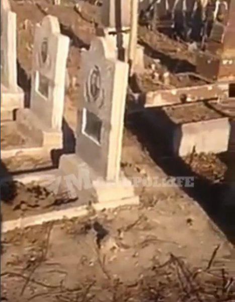 В Мариуполе кладбищенские вандалы разграбили могилы (ФОТОФАКТ)