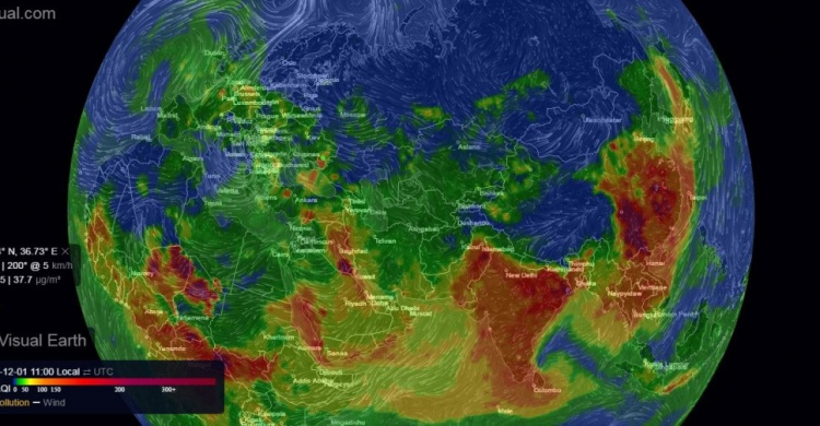 Воздух в Мариуполе и Париже не отличается по уровню загрязнения: Показатели мировой экологической карты (ФОТО)