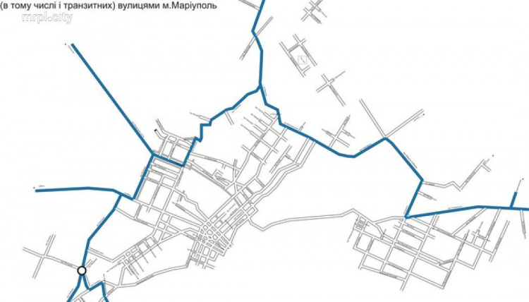 По каким улицам в Мариуполе будет ездить большегрузный транспорт (СХЕМА)