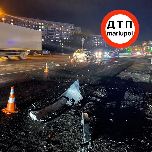 Всплеск ДТП в Мариуполе: повреждены  четыре легковушки в Центральном районе
