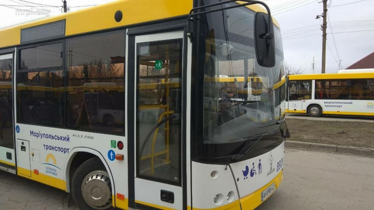 В Мариуполь прибыли белорусские автобусы (ФОТО)