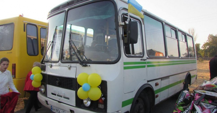 Через поселки под Мариуполем пустили бесплатный автобус (ФОТО)