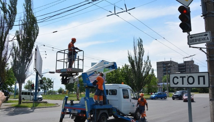 В Мариуполе реализуют масштабную  программу по замене светофоров