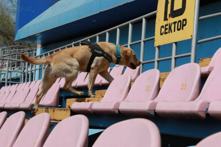 Полиция принимает меры безопасности перед открытием футбольного сезона в Мариуполе (ФОТО)