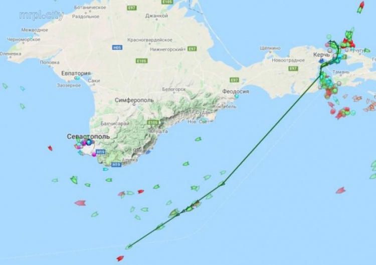Движение судов через Керченский пролив в порты Мариуполь и Бердянск возобновлено