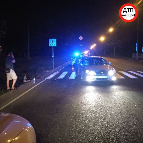 В Мариуполе на переходе сбили пешехода