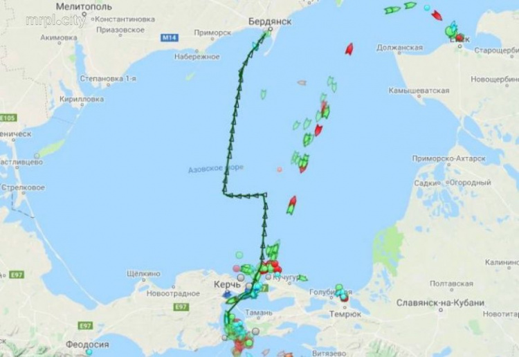 Движение судов через Керченский пролив в порты Мариуполь и Бердянск возобновлено