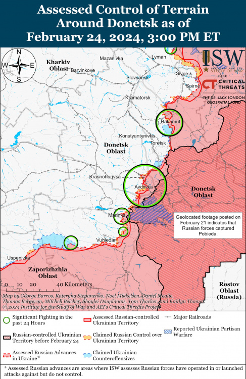 Росіянам вдалося захопити ще один населений пункт під Авдіївкою – подробиці та карта