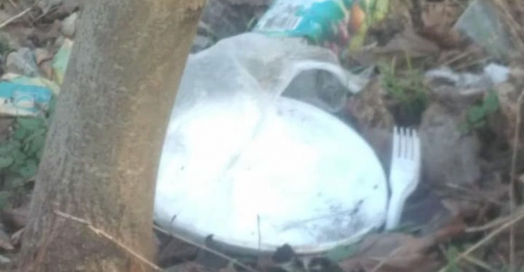 Мариупольцы заваливают мусором парки и места массового отдыха (ФОТОФАКТ)