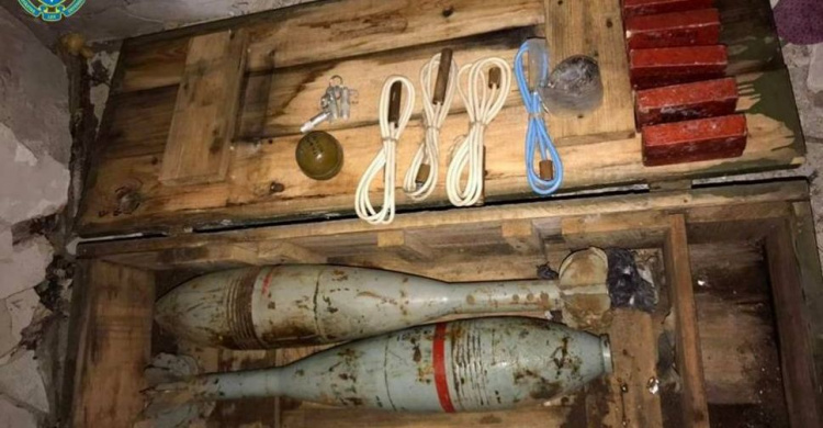 Артиллерийские мины и тротиловые шашки: на Донетчине выясняют происхождение схрона боеприпасов